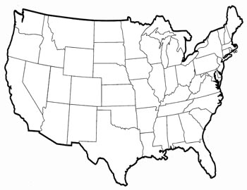 A Map of the United States