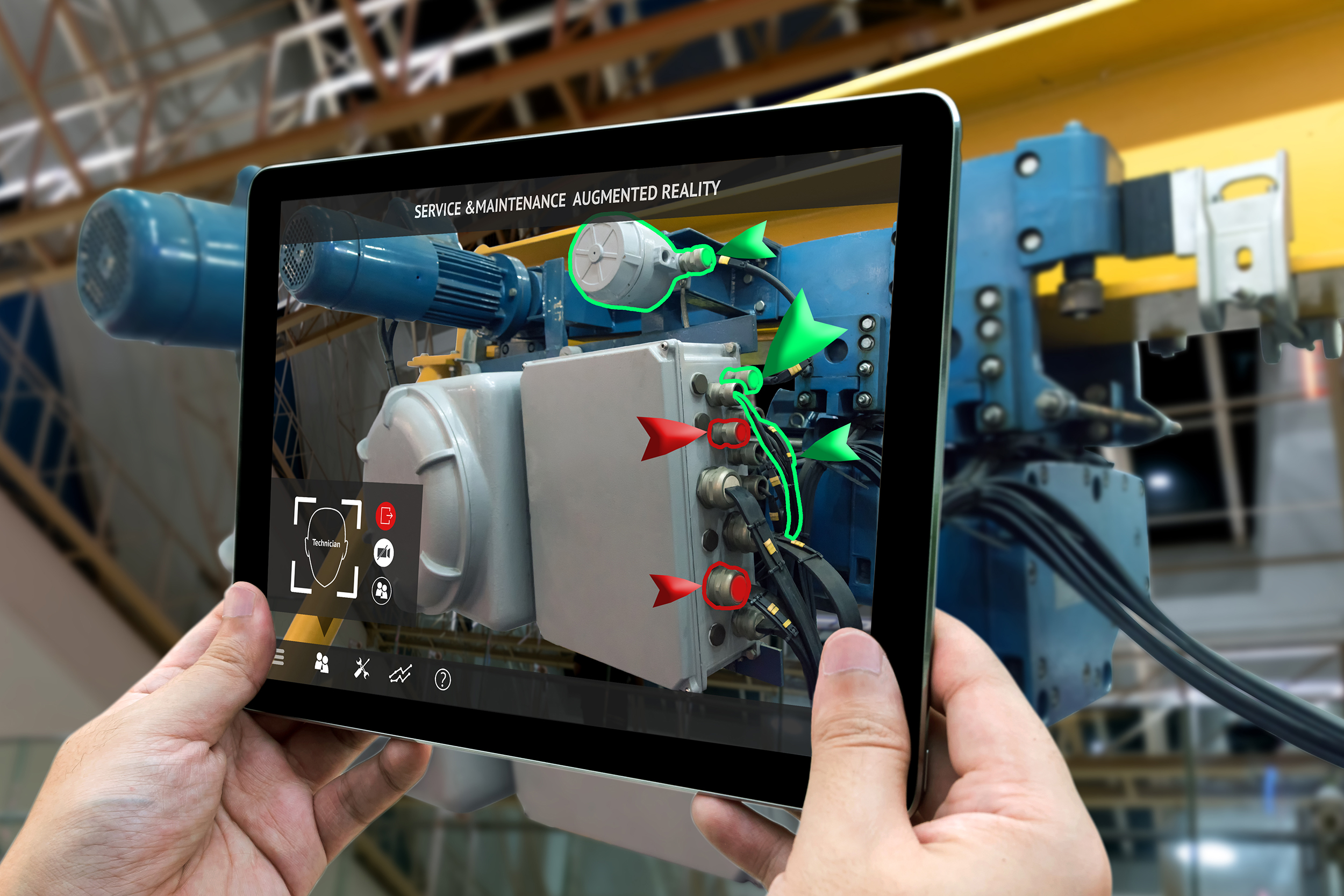 Augmented reality in a manufacturer